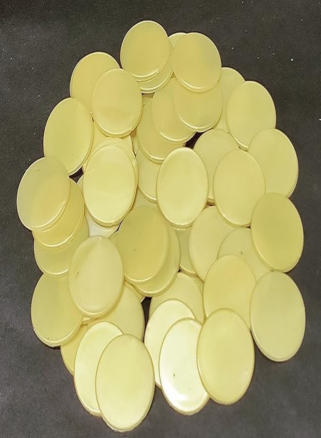 موريل عملة معدنية دائرية عادية من موريل، مصنوعة من البلاستيك، مناسبة للمتاجر، والألعاب، والمحلات التجارية، والكازينوهات، والمدارس، وغيرها. (400 عملة، لون ذهبي) 31 مم، عبوة من 400 قطعة - Image 4